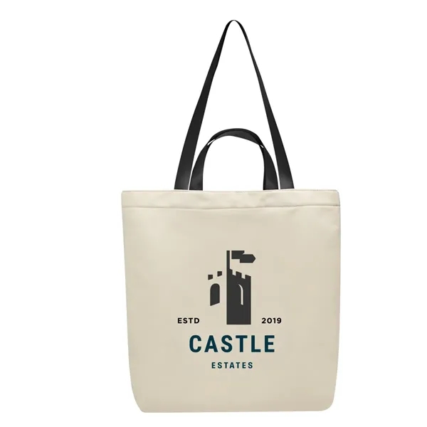 4" x 14.75" x 17.75" polyester tote bag with handles and... from ASI 61125 Hit Promotional Products / Hit®