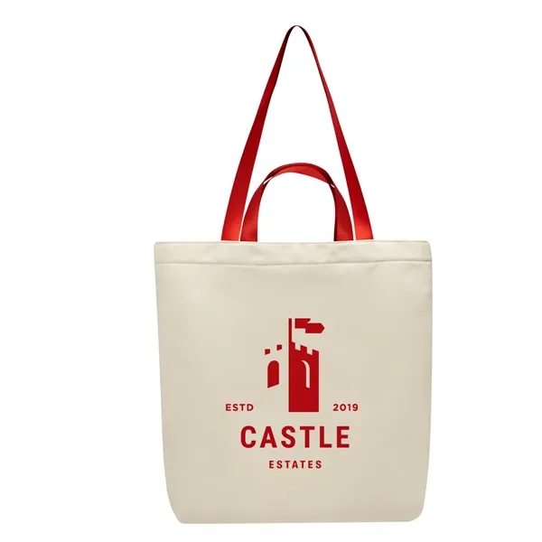 4" x 14.75" x 17.75" polyester tote bag with handles and... from ASI 61125 Hit Promotional Products / Hit®