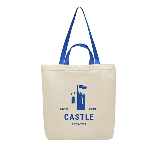 4" x 14.75" x 17.75" polyester tote bag with handles and... from ASI 61125 Hit Promotional Products / Hit®