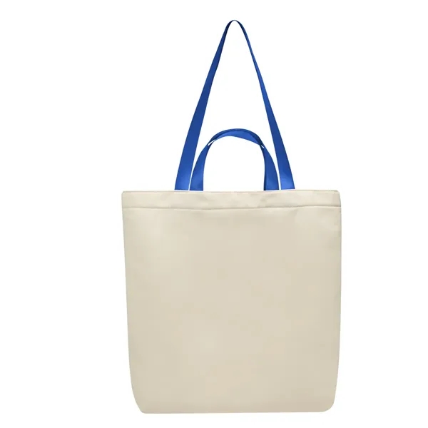 4" x 14.75" x 17.75" polyester tote bag with handles and... from ASI 61125 Hit Promotional Products / Hit®