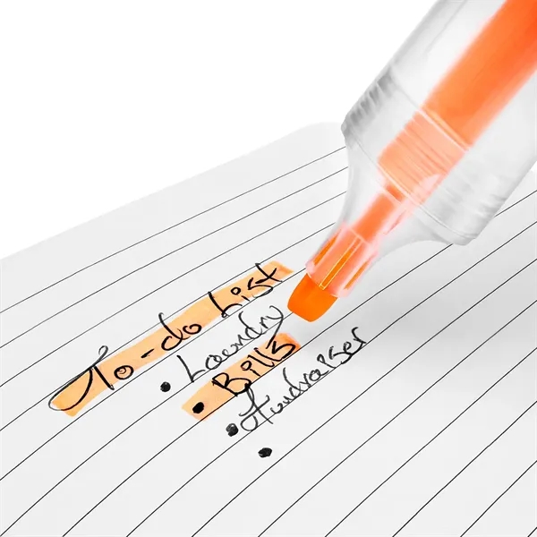 Chisel-tip highlighter made of rPET material.... from ASI 61125 Hit Promotional Products / Hit®