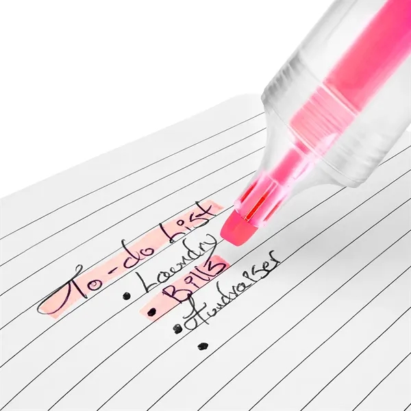 Chisel-tip highlighter made of rPET material.... from ASI 61125 Hit Promotional Products / Hit®