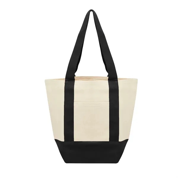 Recycled cotton canvas tote bag with front pocket and 18" handles.... from ASI 61125 Hit Promotional Products / Hit®