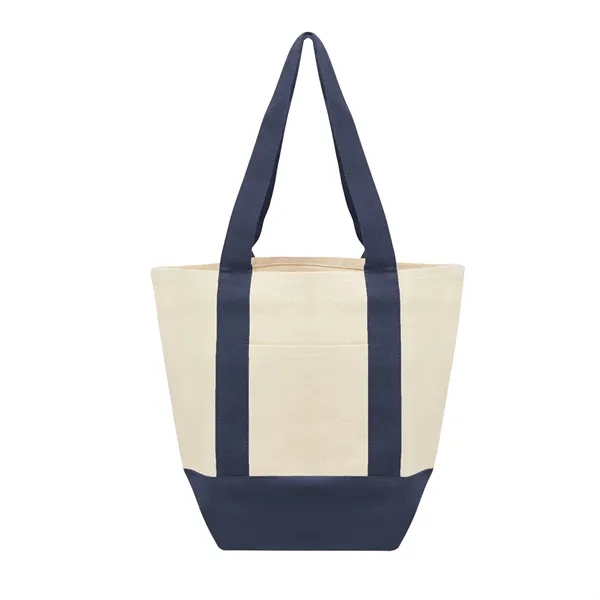 Recycled cotton canvas tote bag with front pocket and 18" handles.... from ASI 61125 Hit Promotional Products / Hit®