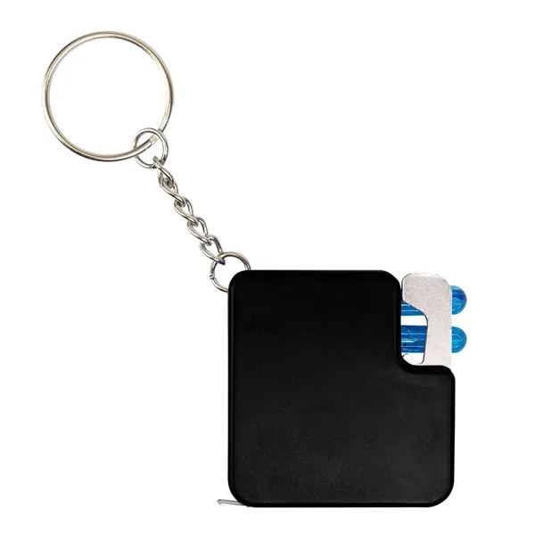 Key chain with 3' tape measure, bottle opener, flat head/Phillips head... from ASI 61125 Hit Promotional Products / Hit®