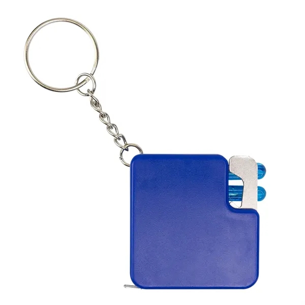 Key chain with 3' tape measure, bottle opener, flat head/Phillips head... from ASI 61125 Hit Promotional Products / Hit®