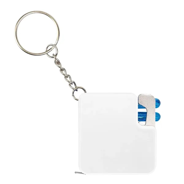 Key chain with 3' tape measure, bottle opener, flat head/Phillips head... from ASI 61125 Hit Promotional Products / Hit®