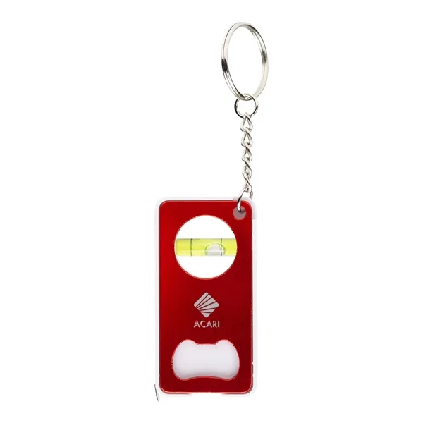 3-in-1 key chain with tape measure, level and bottle opener.... from ASI 61125 Hit Promotional Products / Hit®