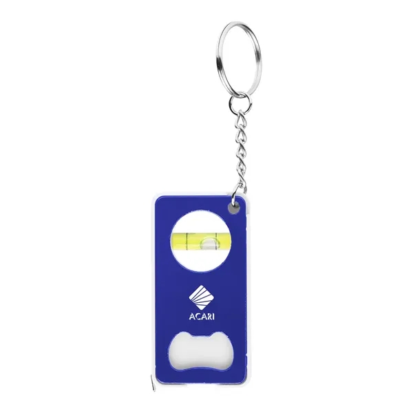 3-in-1 key chain with tape measure, level and bottle opener.... from ASI 61125 Hit Promotional Products / Hit®