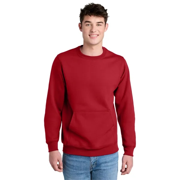 Port & Company Core Fleece Crewneck Pocket Sweatshirt... from ASI 84863 SanMar