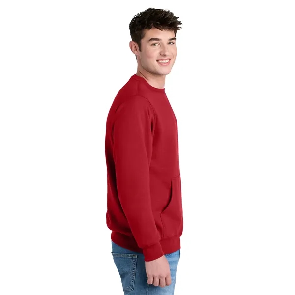 Port & Company Core Fleece Crewneck Pocket Sweatshirt... from ASI 84863 SanMar