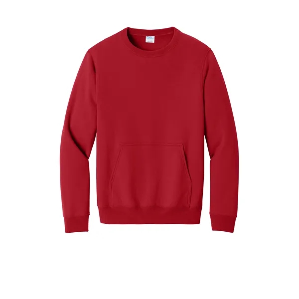 Port & Company Core Fleece Crewneck Pocket Sweatshirt... from ASI 84863 SanMar