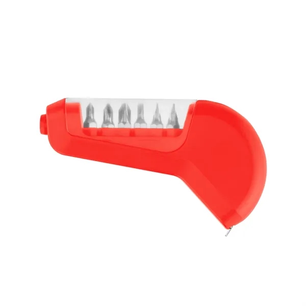 7-in-1 multi-tool with tape measure, 3 flat head and 3 Phillips... from ASI 61125 Hit Promotional Products / Hit®