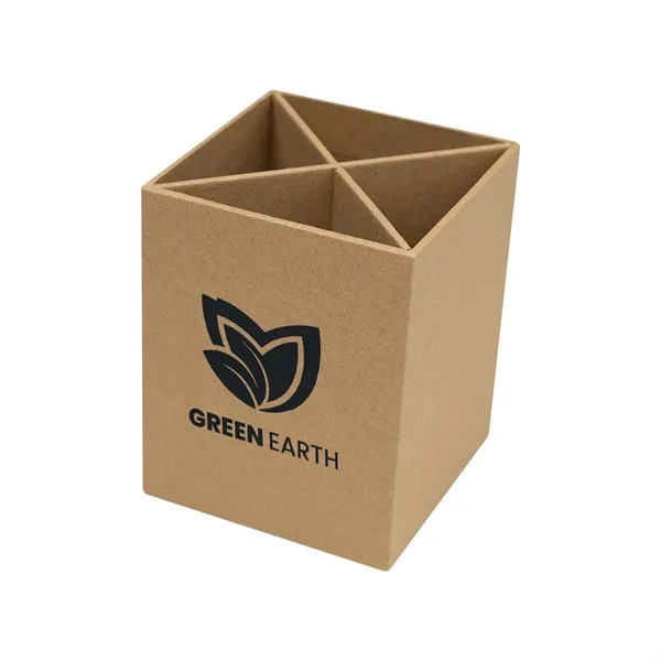 4 compartment pen and pencil cup.... from ASI 61125 Hit Promotional Products / Hit®