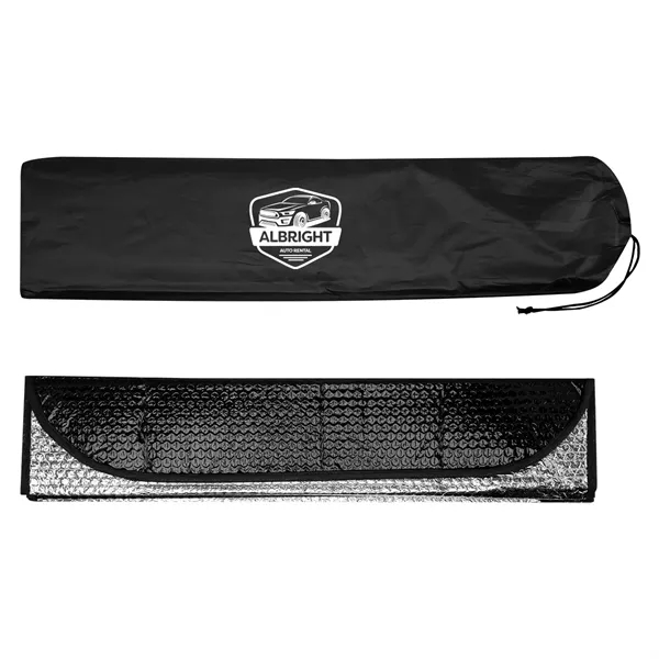 23.5" x 51" accordion-style car sun shade.... from ASI 61125 Hit Promotional Products / Hit®