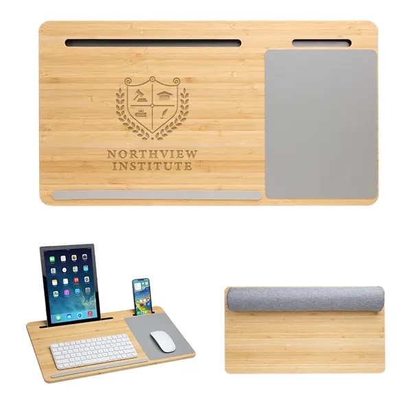 10" x 22" bamboo laptop desk.... from ASI 61125 Hit Promotional Products / Hit®