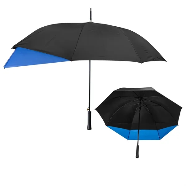 Umbrella with 47" arc, auto open/manual closure, fiberglass frame and hook... from ASI 61125 Hit Promotional Products / Hit®