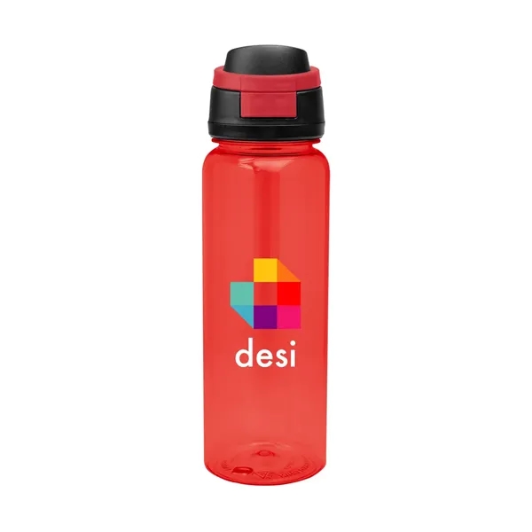 32 oz. rPET bottle with push button pop lid and carry... from ASI 61125 Hit Promotional Products / Hit®