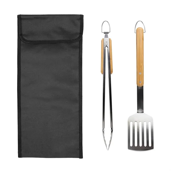 Barbeque tool set with pouch, spatula tongs.... from ASI 61125 Hit Promotional Products / Hit®