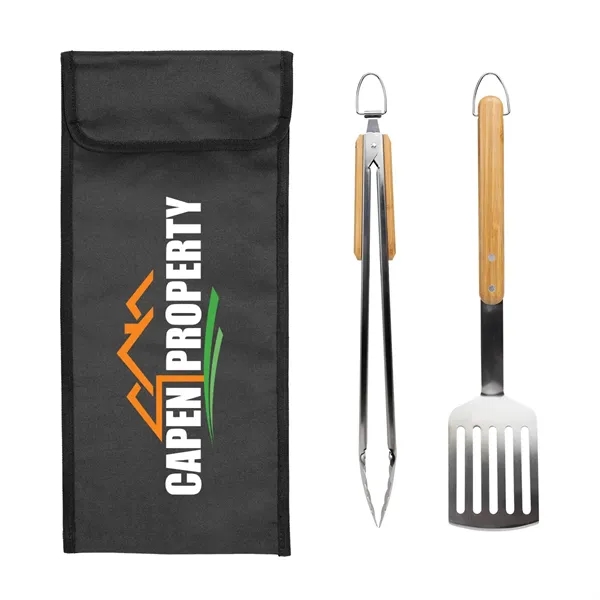 Barbeque tool set with pouch, spatula tongs.... from ASI 61125 Hit Promotional Products / Hit®