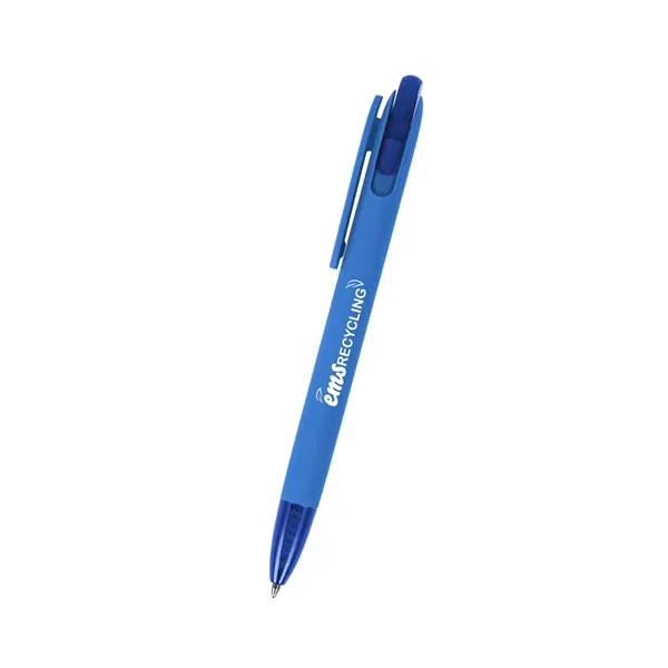 Plunger action ballpoint pen made of recycled ABS material.... from ASI 61125 Hit Promotional Products / Hit®
