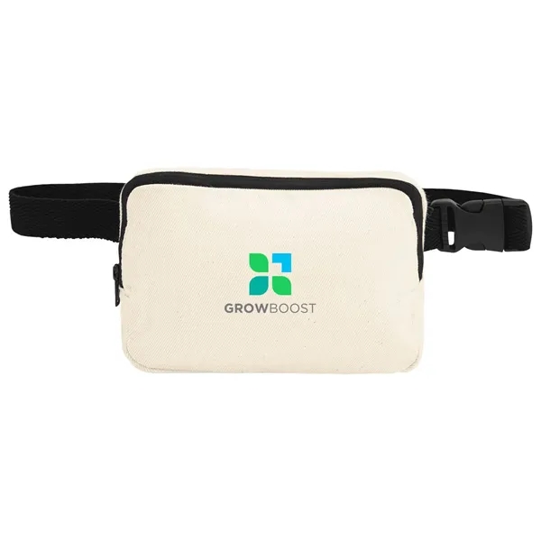 Recycled cotton canvas belt bag with adjustable waist strap.... from ASI 61125 Hit Promotional Products / Hit®