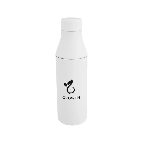 15 oz. recycled stainless steel bottle with spill-resistant lid and powder-coated... from ASI 61125 Hit Promotional Products / Hit®