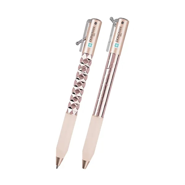 Plunger action ballpoint made made of recycled ABS.... from ASI 61125 Hit Promotional Products / Hit®