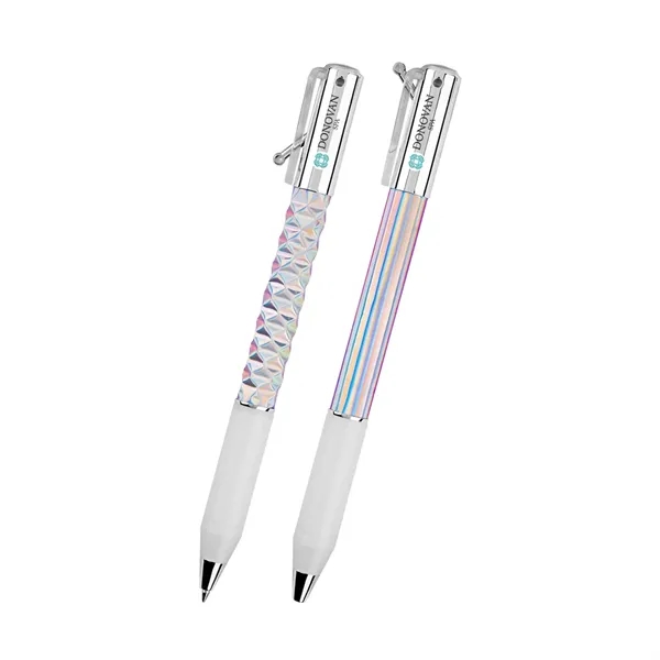 Plunger action ballpoint made made of recycled ABS.... from ASI 61125 Hit Promotional Products / Hit®