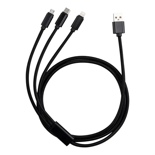 3 in 1 Charging Cable Nylon Braided.... from ASI 64845 Kin Image Inc