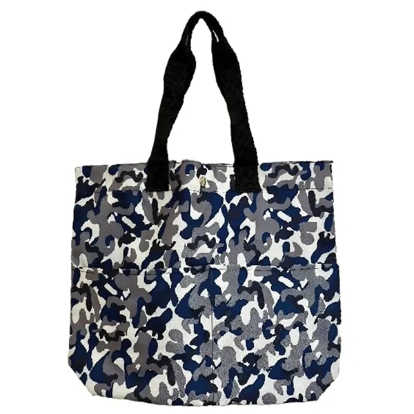 Camouflage Tote Bag has 2 separate pockets on the front. Inside... from ASI 57705 Goodview Industries Co Inc / Goodview Industries