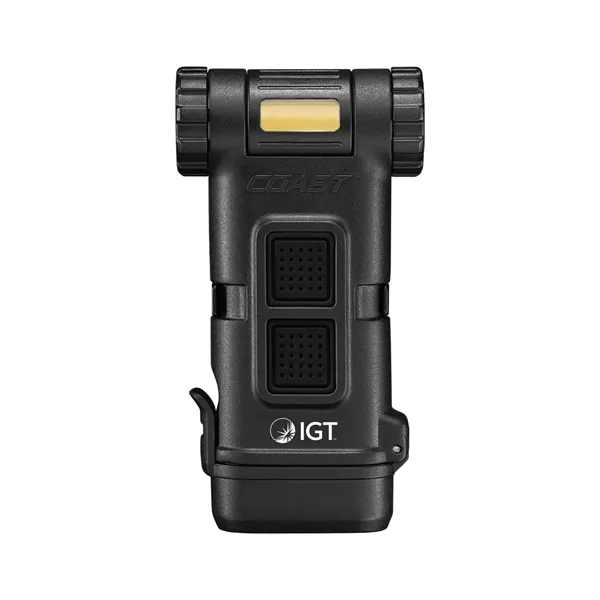 Powerful C.O.B. LED flashlight with a magnetic base and a clip.... from ASI 46170 Compass Industries Inc