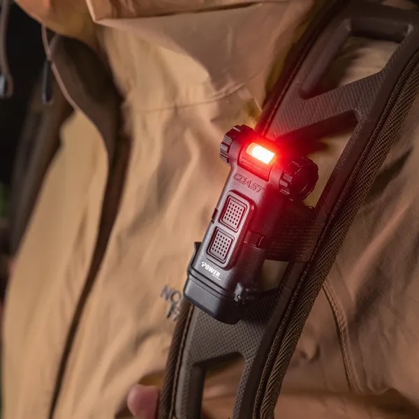 Powerful C.O.B. LED flashlight with a magnetic base and a clip.... from ASI 46170 Compass Industries Inc