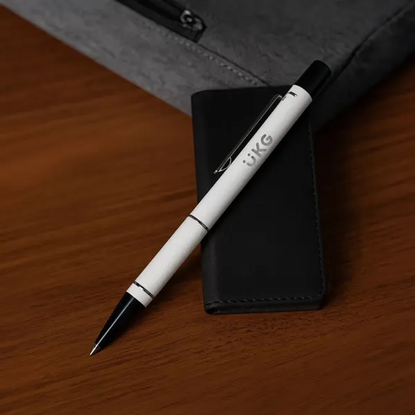 The Swiss Force® Aarburg aluminum clicker pen features a streamlined design,... from ASI 84592 St Regis Group