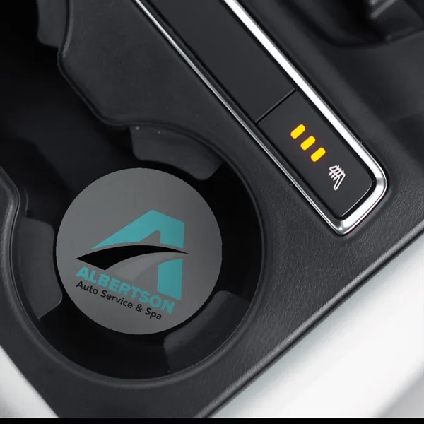 The Swedish Car Coaster is sustainable, eco-friendly and sized to fit... from ASI 54040 Fey Promo