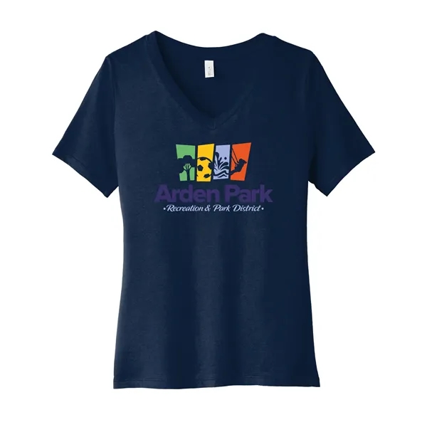 Bella+Canvas Ladies' Relaxed Jersey Short-Sleeve V-Neck... from ASI 30208 A P Specialties / AP Specialties