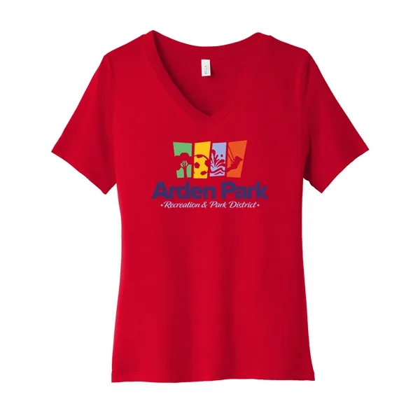 Bella+Canvas Ladies' Relaxed Jersey Short-Sleeve V-Neck... from ASI 30208 A P Specialties / AP Specialties