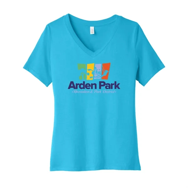 Bella+Canvas Ladies' Relaxed Jersey Short-Sleeve V-Neck... from ASI 30208 A P Specialties / AP Specialties