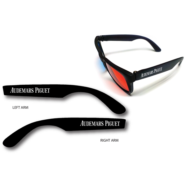 Custom Plastic 3D Glasses - Proview Professional Anaglyph 3D Glasses... from ASI 80485 Rainbow Symphony Inc / Rainbow Symphony