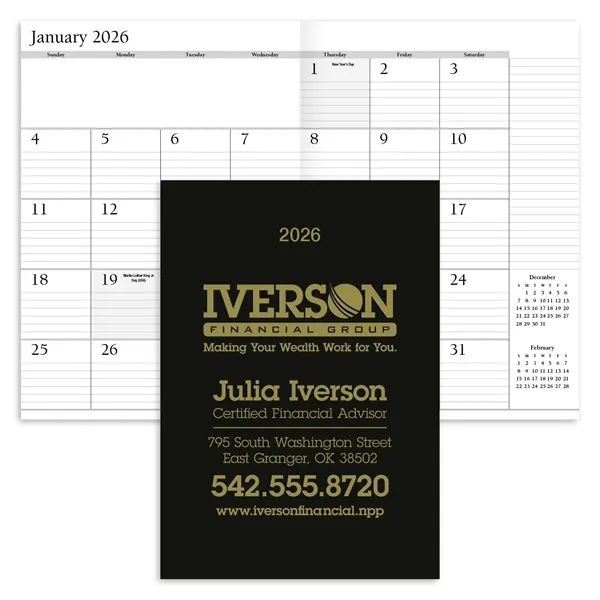 Leatherette Planner... from ASI 40480 Koozie Group