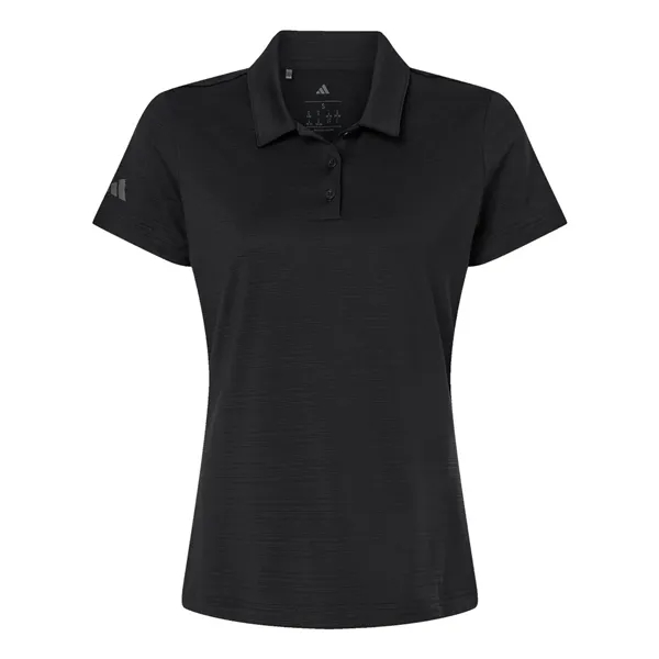 Adidas Women's Textured Stripe Polo... from ASI 84358 S&S Activewear