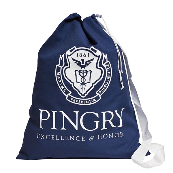 Fully customizable canvas laundry bag with screen printed graphics. Custom size,... from ASI 65952 ZZ DROPPED -LBU Inc / LBU