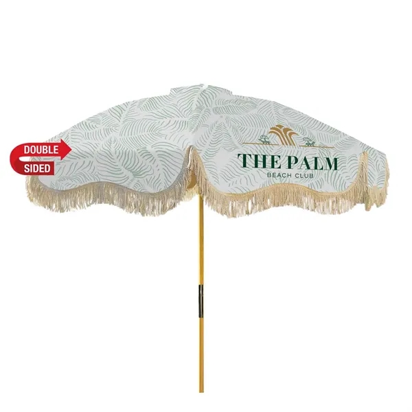 Bring charm to any outdoor event with this fringed market umbrella.... from ASI 87188 Showdown Displays