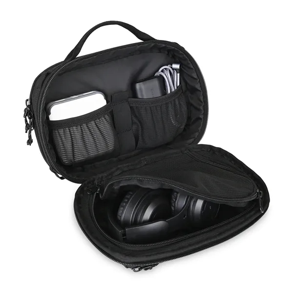 9" x 5" x 6" tech organizer with zippered and mesh... from ASI 56070 Gemline / Gemline®