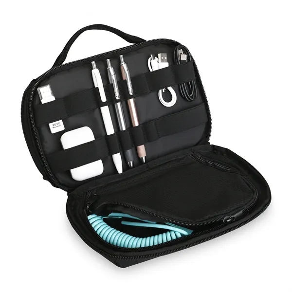 9" x 5" x 6" tech organizer with zippered and mesh... from ASI 56070 Gemline / Gemline®