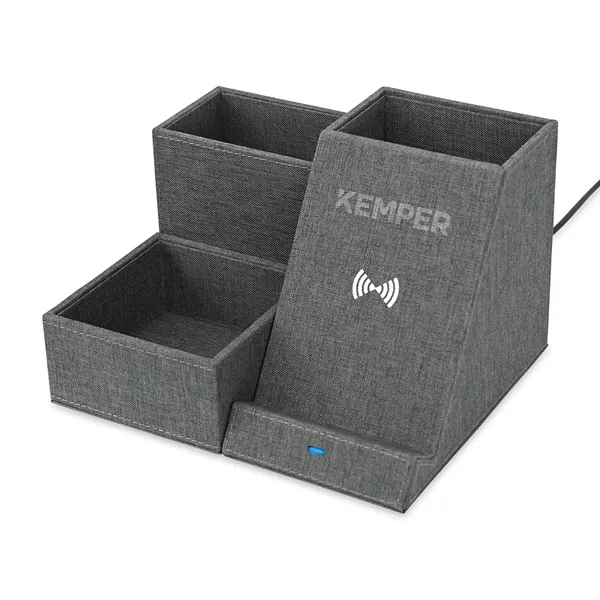 Desk organizer with wireless charging.... from ASI 56070 Gemline / Gemline®