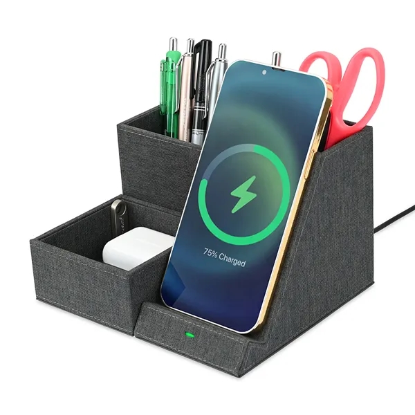 Desk organizer with wireless charging.... from ASI 56070 Gemline / Gemline®