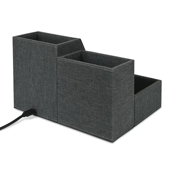 Desk organizer with wireless charging.... from ASI 56070 Gemline / Gemline®