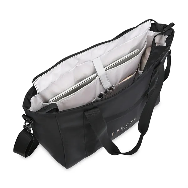 rPET laptop bag with padded 17" laptop sleeve, shoulder straps and... from ASI 56070 Gemline / Gemline®