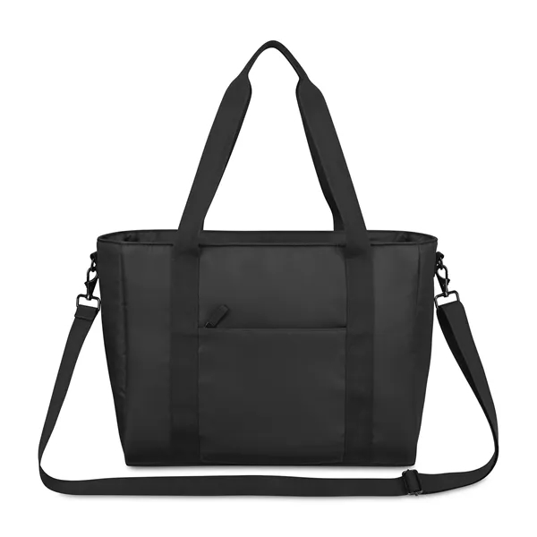 rPET laptop bag with padded 17" laptop sleeve, shoulder straps and... from ASI 56070 Gemline / Gemline®